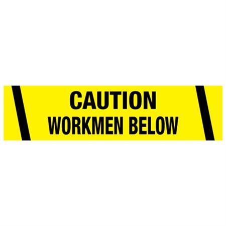 Caution Workmen Below Barricade Tape